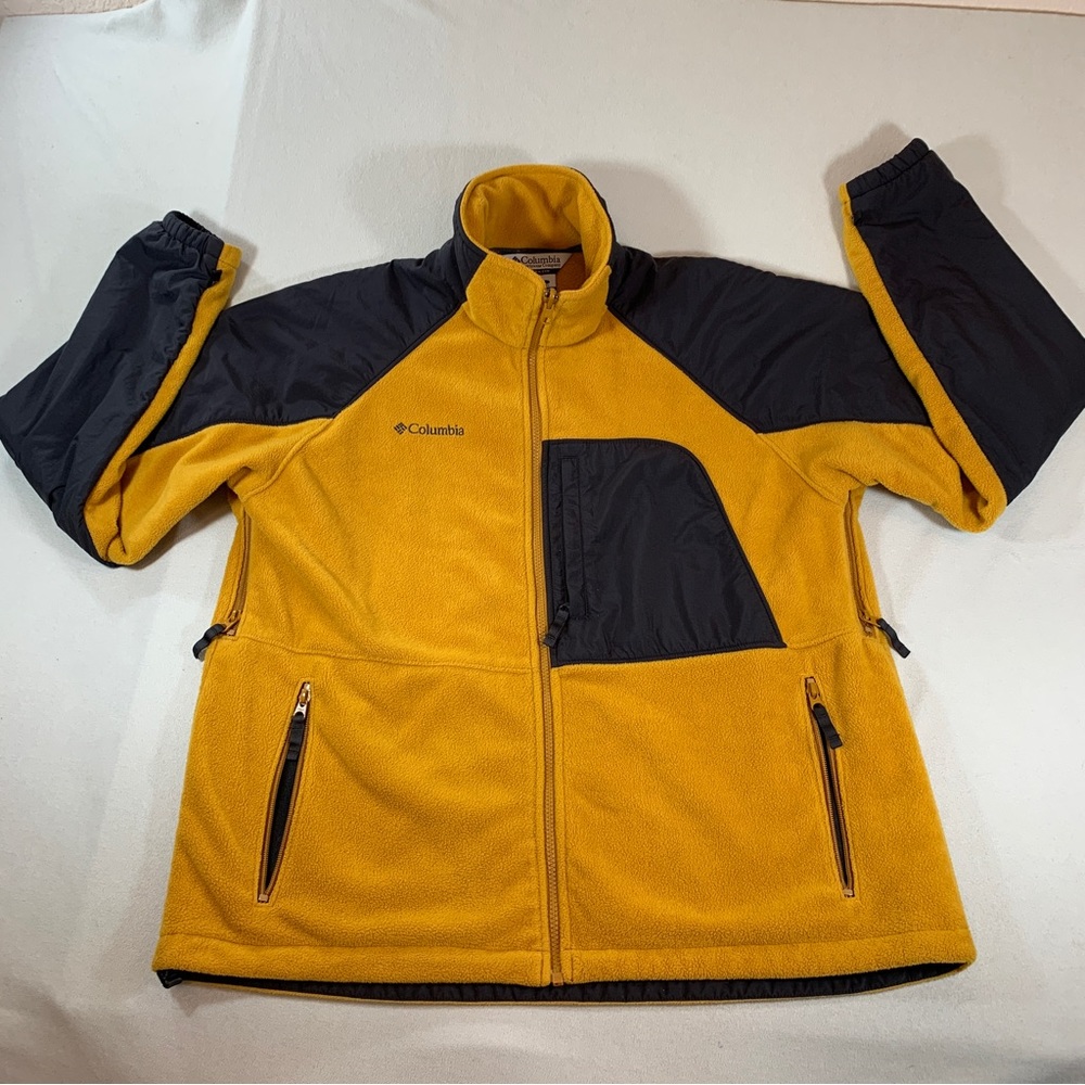 Columbia interchange fleece zip up jacket large